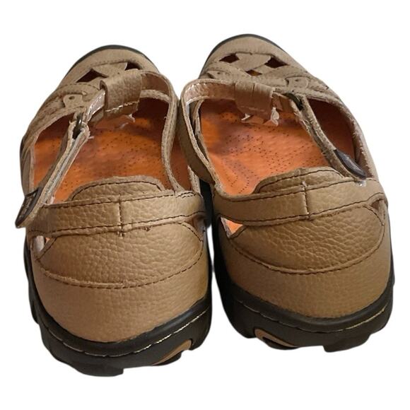 Jambu Air Vent 360 "Xterra" Tan Leather T Strap Comfort Sandals Size 8M Women’s - Picture 4 of 10